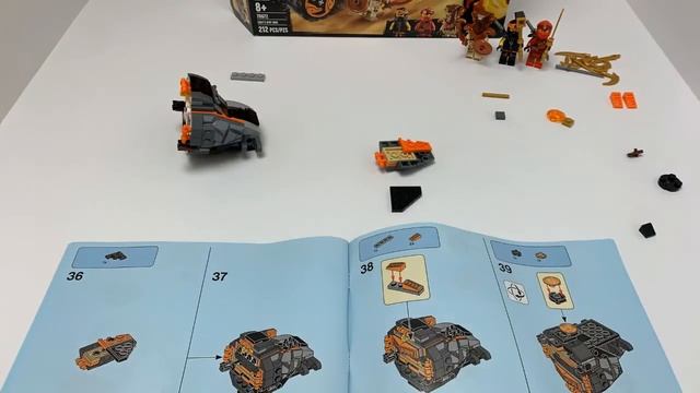 Lego Speed Build - LEGO Ninjago Cole's Dirt Bike 70672 - Full and detailed смотреть онлайн