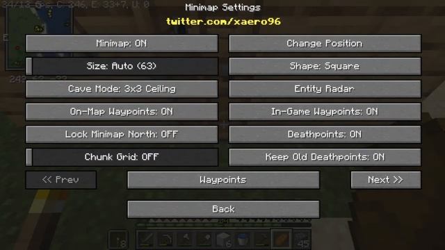 Xaero's Minimap Mod Review смотреть онлайн