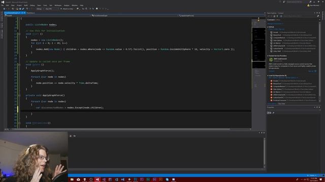 Simple Force Directed Graph in Unity смотреть онлайн