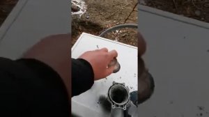 Чистка серьезных засоров в стиральной машине Атлант.