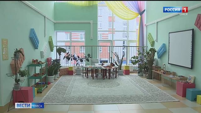 До конца 2022 года в поселке Большеречье достроят детский сад смотреть онлайн