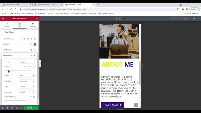 HOW TO MAKE A PORTFOLIO WEBSITE FOR FREE USING WORDPRESS, OCEAN-WP & ELEMENTOR. || WEB DOSES смотреть онлайн
