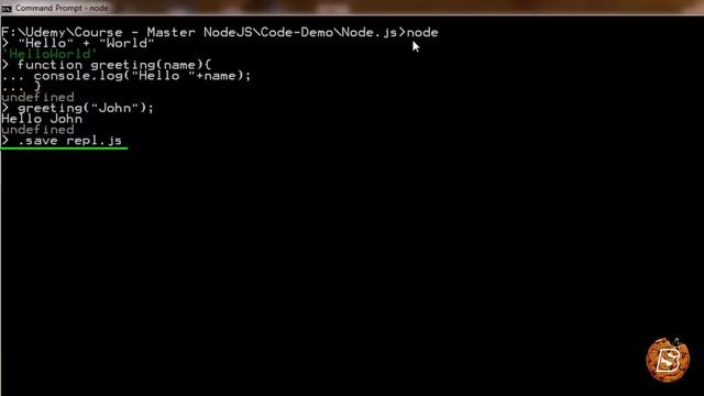 Master Node JS : Node fundamental repl - Web Development смотреть онлайн