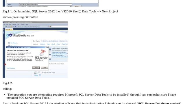 Databases: VS2012 setup spoils SQL Server 2012 Data Tools for everybody or just me? смотреть онлайн