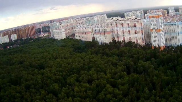 HUBSAN H501S.Полет над Подушкинским лесом, Одинцово. смотреть онлайн