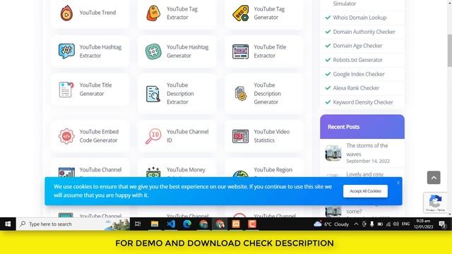 YouTube & Blog Website Online SEO Tools Php Project Script Source Code смотреть онлайн