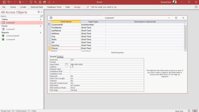 Microsoft Access Input Mask of Variable Length, Phone Numbers смотреть онлайн