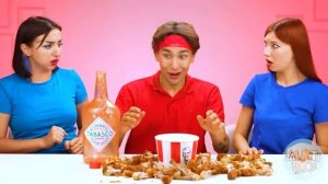 1, 10 или 100 Слоев еды Челлендж c Multi DO Challenge