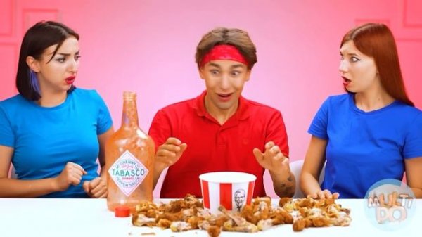 1, 10 или 100 Слоев еды Челлендж c Multi DO Challenge