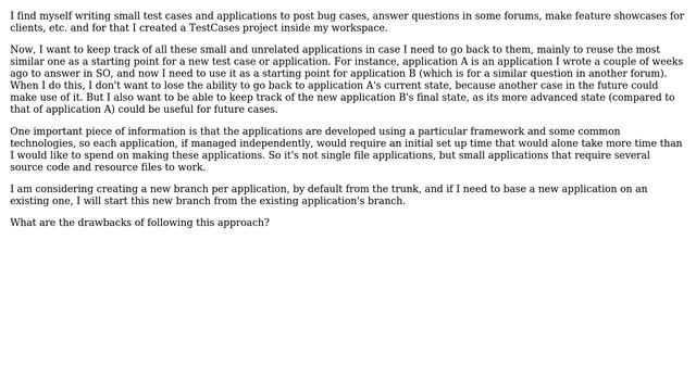 Software Engineering: Use git to keep repository of small unrelated applications смотреть онлайн