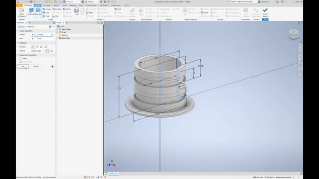 Пошаговый мастер-класс "Создание 3D модели по чертежу" в Autodesk Inventor. Задание - 7С. смотреть онлайн