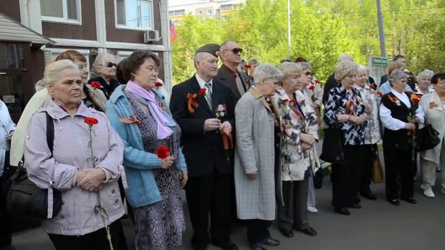 Молодежная патриотическая акция "Грузовик Победы", Северное Тушино, 09.05.2014 смотреть онлайн