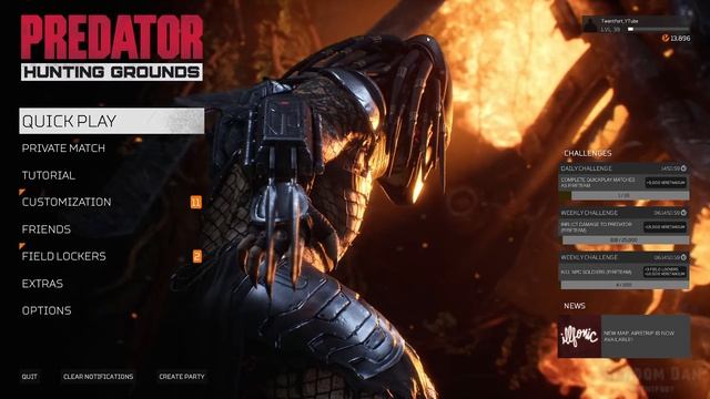 За Хищника в игре Предатор ☠ Predator: Hunting Grounds ● игра с асимметричным геймплеем смотреть онлайн