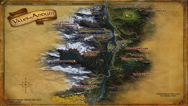Middle-earth 4K Rivendell, Misty Mountains, Vales of Anduin, Beorning Lands, LOTRO (links below) смотреть онлайн