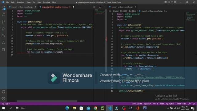 tutorial video for writing weather report code using python смотреть онлайн