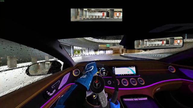 Assetto Corsa late night drive | rainy | picking Gf up from the airport | Mercedes-Benz AMG GT63s смотреть онлайн