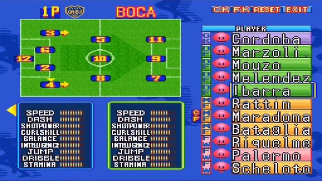 Super Star Soccer Club Legends de Super Nintendo смотреть онлайн