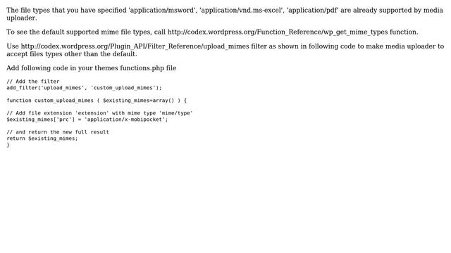Wordpress: Wordpress 3.5 Media Uploader - Only allow 1 upload and certain file types смотреть онлайн