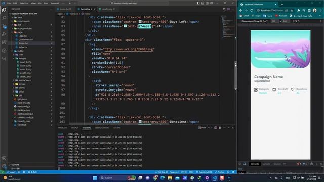 Develop Charity donation web app with react , next.js , typescript , tailwind with lofi beat смотреть онлайн