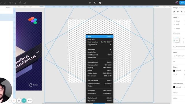 Criando Grid Isométrico no Figma #figma смотреть онлайн