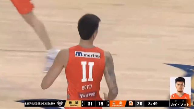🇵🇭KAI SOTTO B-LEAGUE DEBUT HIGHLIGHTS| HIROSHIMA VS RYUKYU🇯🇵