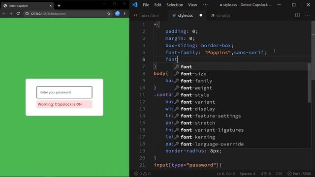 How To Detect Caps Lock Is On Using Javascript смотреть онлайн