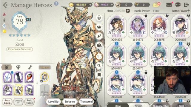 Exos Heroes - 04 - Что делать в игре, валюты игры, подземелья смотреть онлайн