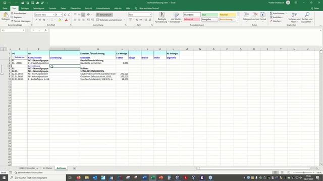 GAEB-Konverter - Aufmaßerfassung im Excel und Import dieser Aufmaße aus Excel смотреть онлайн