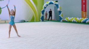 Выступление по художественной гимнастике с обручем Введенской Софии 27.03.2022