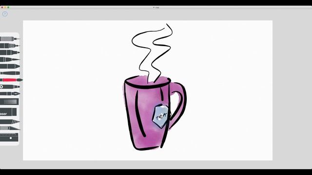 ?️First drawing experience in the program Tayasui Sketches. смотреть онлайн