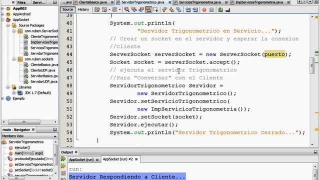 Programar Java Sockets.Servidor-Cliente Basico Java.Servicios/Operaciones en Java - Cliente CSharp смотреть онлайн