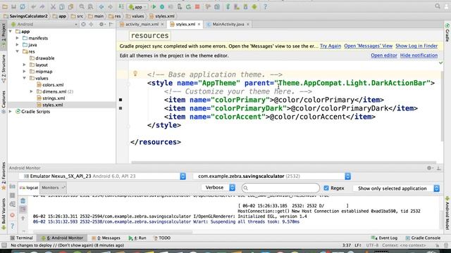 Java - Change Color Theme | Savings Calculator Project смотреть онлайн
