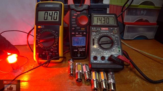 Żarówki Led P21W -Test Poboru Prądu - Test Power Led Lamps смотреть онлайн