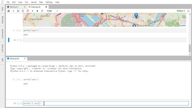 JupyterLab Notebook Code Console смотреть онлайн