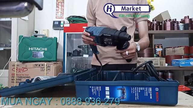 Trên Tay Máy khoan búa Bosch GBH 2-20 DRE , LH:0888936279 смотреть онлайн