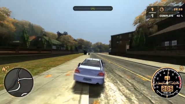 NFSMW 2005: Test Drive: Stock Mitsubishi Lancer Evolution VIII смотреть онлайн