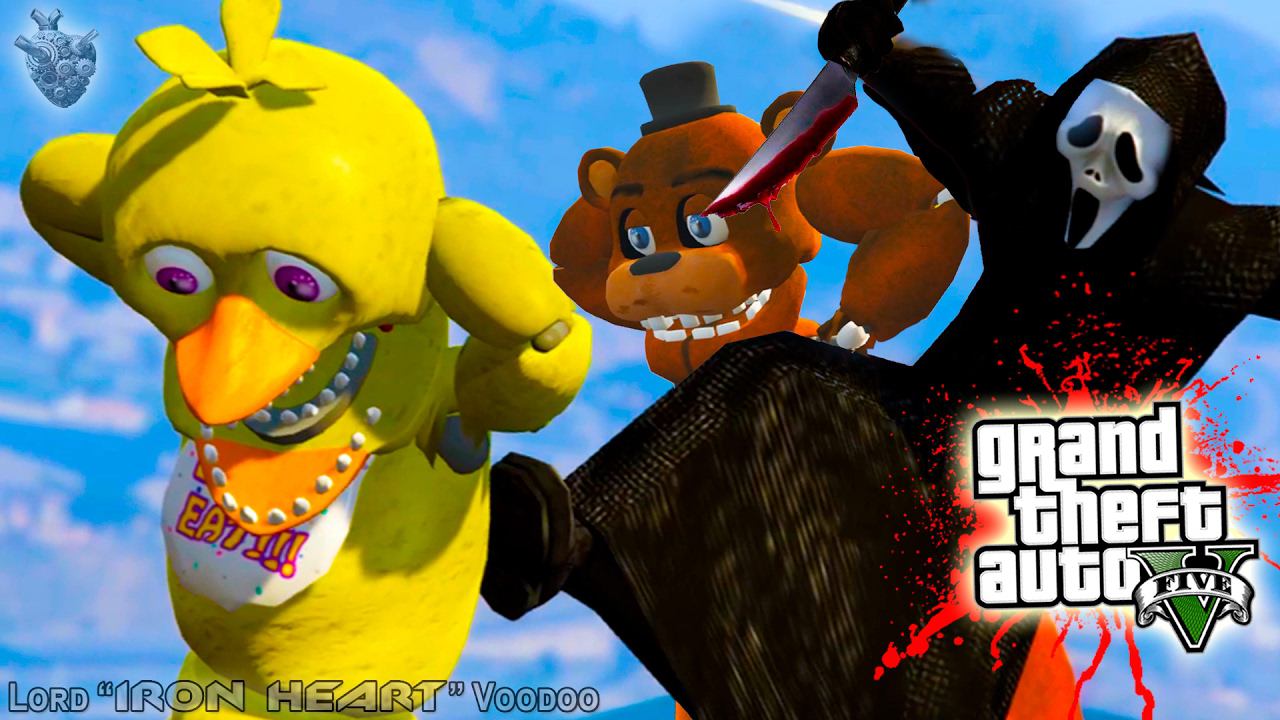 ГТА 5 МОДЫ! КРИК ЗАРЕЗАЛ АНИМАТРОНИКОВ FNAF! КРИК - ЛУЧШИЙ УБИЙЦА В МИРЕ ГТА 5! ВИДЕО GTA 5 MODS смотреть онлайн