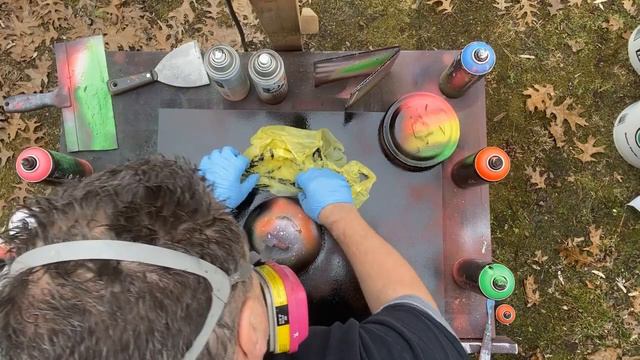 Neon Colors Spiral Galaxy - NEONFX Spray Paint Art смотреть онлайн