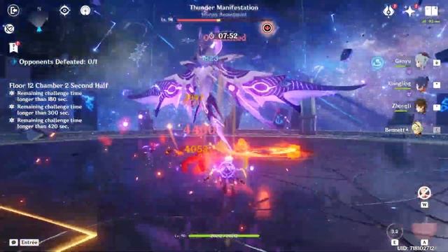 New 3.7 Spiral Abyss│Nahida Hyperbloom & Ganyu Melt |Floor 12 - 9 Stars| Genshin Impact