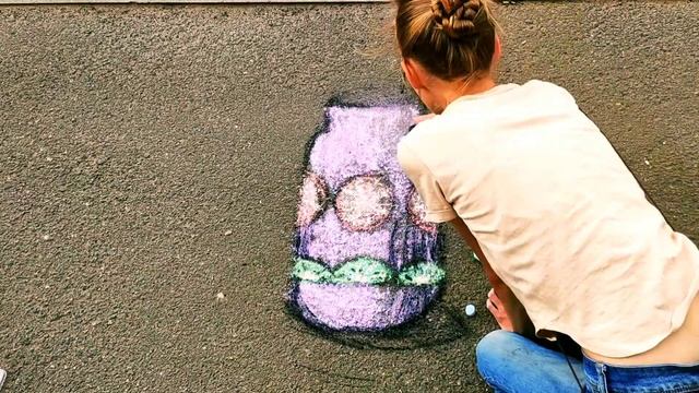 как нарисовать смузи на асфальте смотреть онлайн