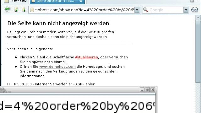 SQL-Injection - Microsoft SQL Server - Teil 1 смотреть онлайн