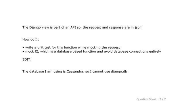 Django : Unit-testing Python: Mocking function calls inside function смотреть онлайн