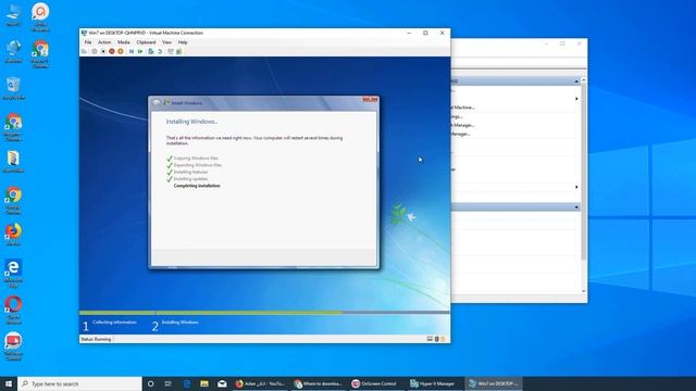 How to Install Windows 7 on a Virtual Machine - 2019 - Hyper V смотреть онлайн
