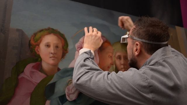 Restauro della "Visitazione" di Pontormo, Carmignano смотреть онлайн