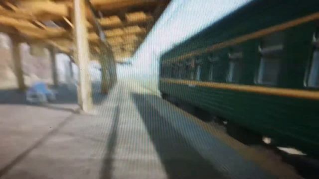 поездка обратно домой. на поезде. в игре Russian train trip. смотреть онлайн