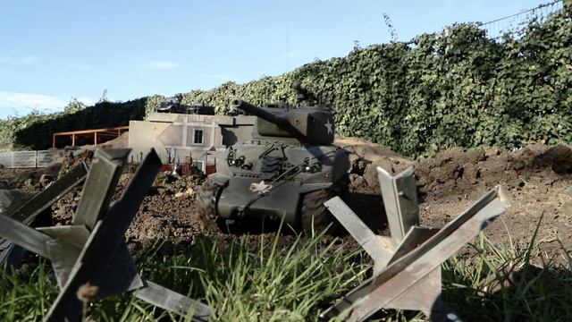 M4 Sherman RC Model Scale TANK 1/16 TORRO ♦ Test DRIVE By JACK JACK (5)