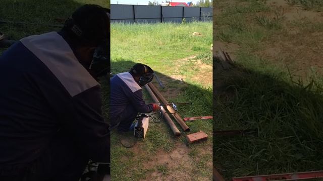 Уличный турник своими руками?? смотреть онлайн