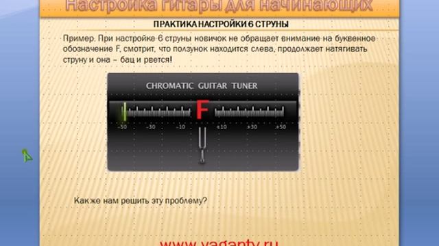 Настройка гитары онлайн смотреть онлайн