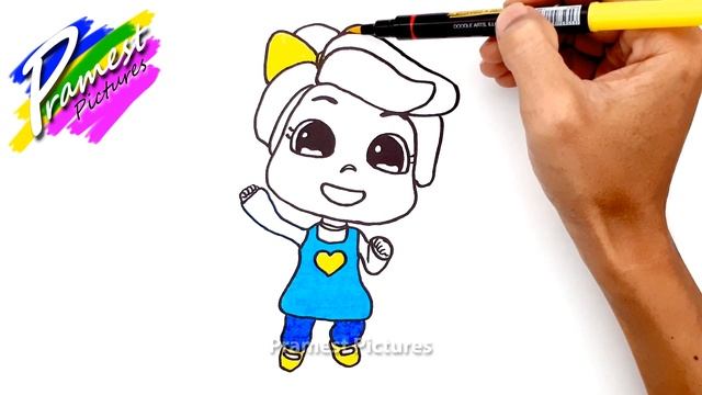 Hana | Cara Menggambar dan Mewarnai Gambar Kartun Anak-anak Omar & Hana смотреть онлайн