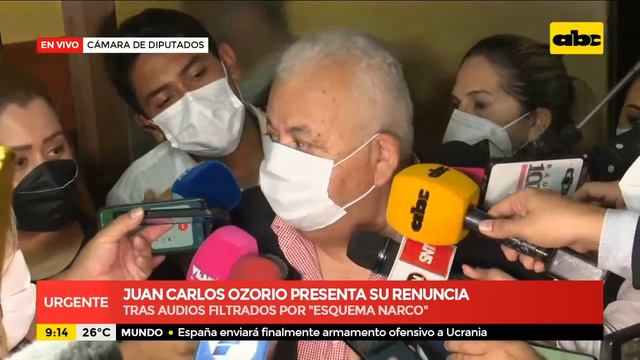 Renuncia el diputado Juan Carlos Ozorio смотреть онлайн